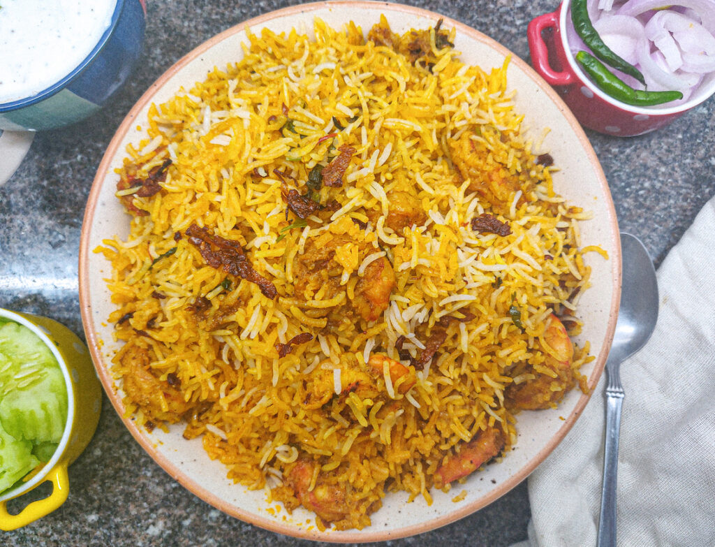 Jhinga Biryani