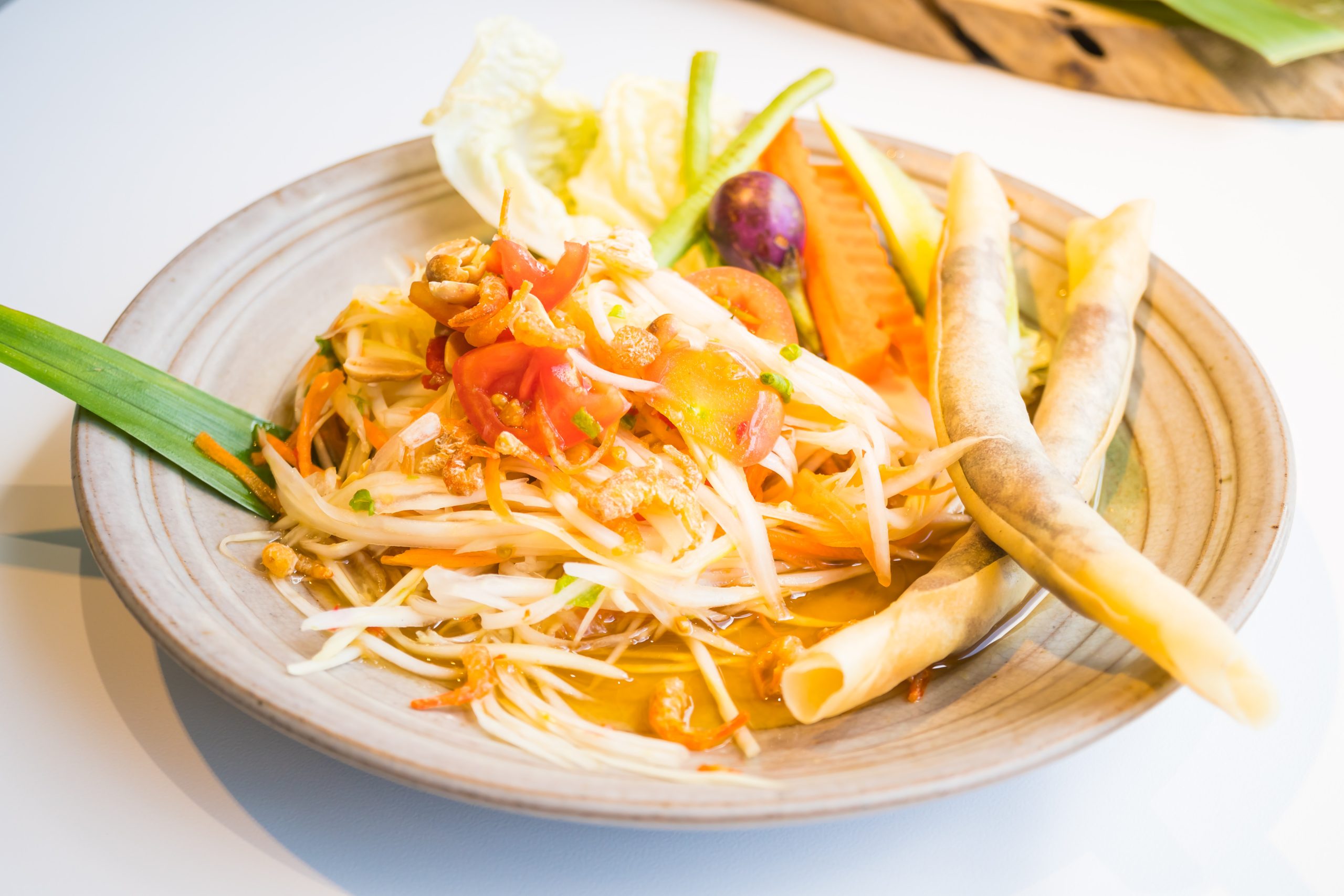 Mango Papaya Salad